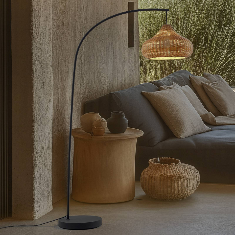 Luminaire de terrasse en bois traditionnel