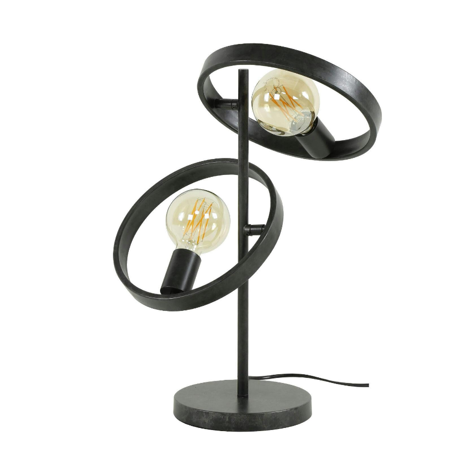 Lampe à poser industrielle 2 anneaux RALF