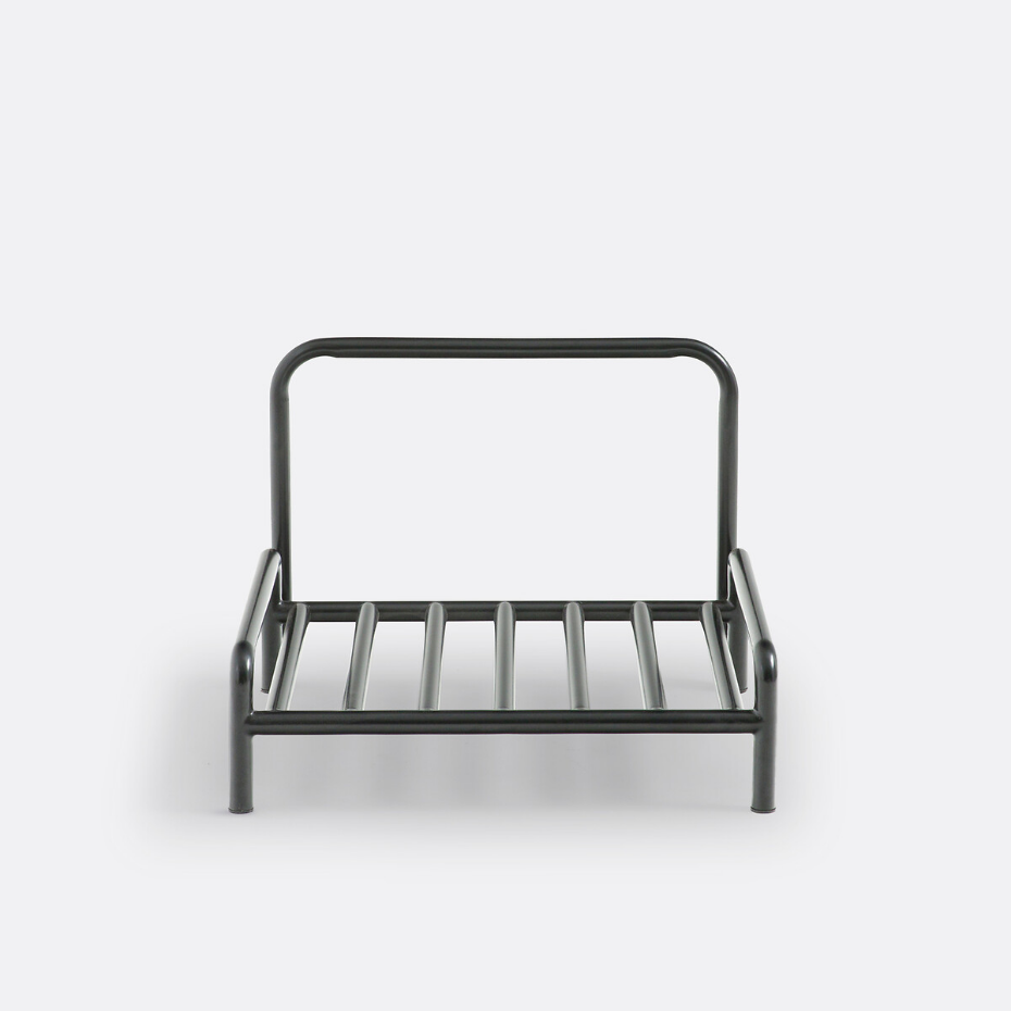 Fauteuil bas de jardin métal acier, Thomes