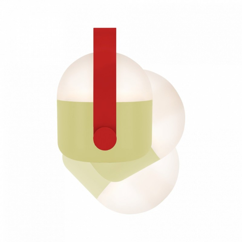 Lampe de table design ronde led portable  Ole