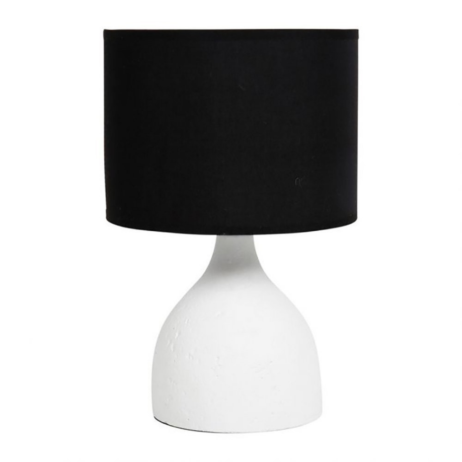 Lampe Ciment Portland Blanche Noire