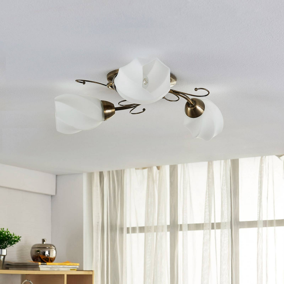 Plafonnier en verre antique, Amedea
