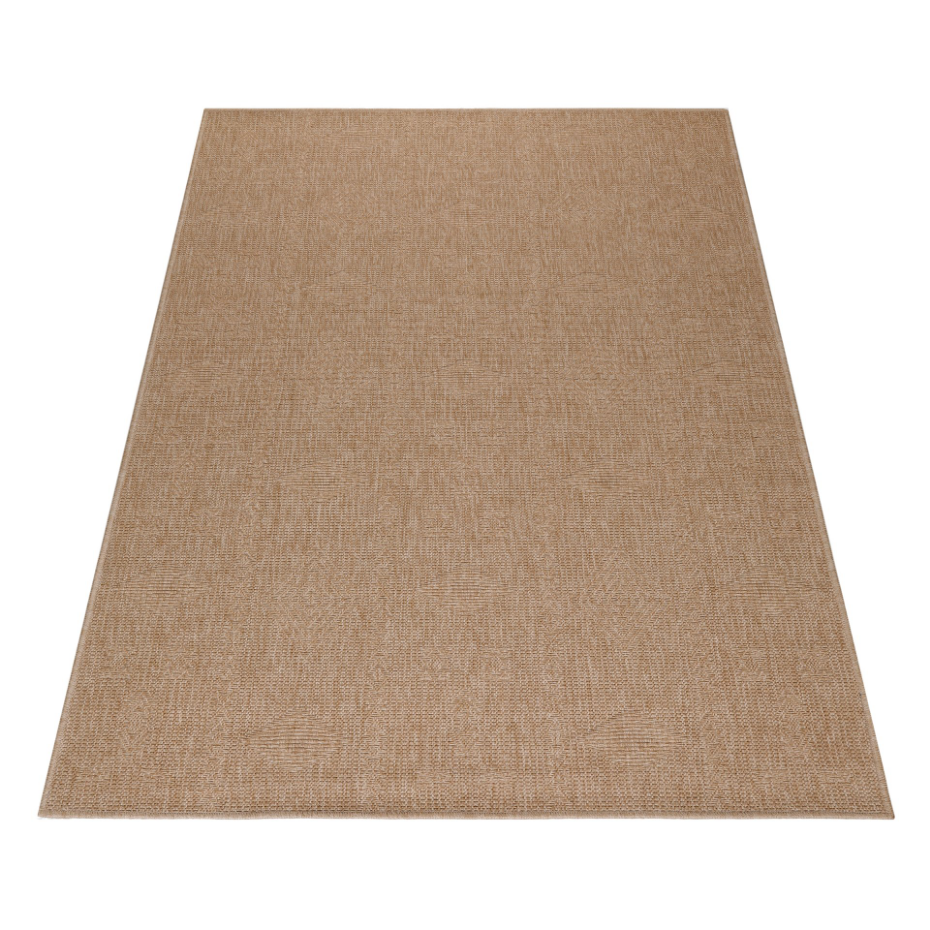 Tapis intérieur extérieur aspect jute uni DHAKA