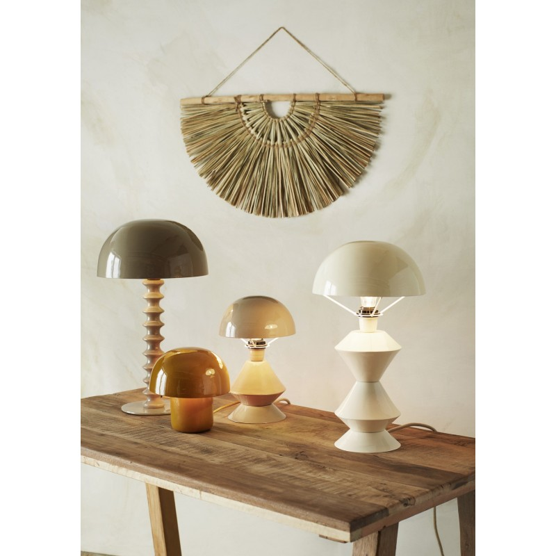 Lampe de table design métal émaillé