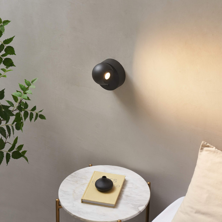 Liseuse murale compacte LED intégrée - LOËN