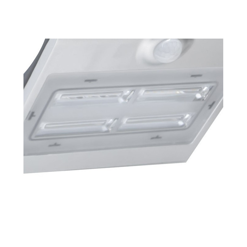 Applique Murale extérieure Solaire Efficace Tournesol Argent