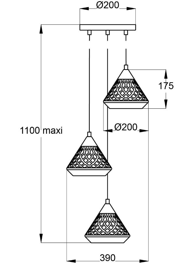 Suspension acier CONE