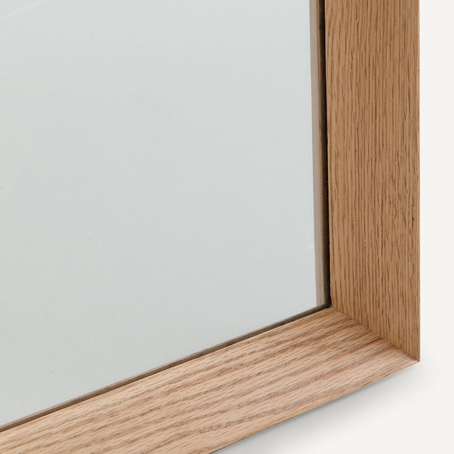 Miroir XXL chêne massif H200 cm, Andromède