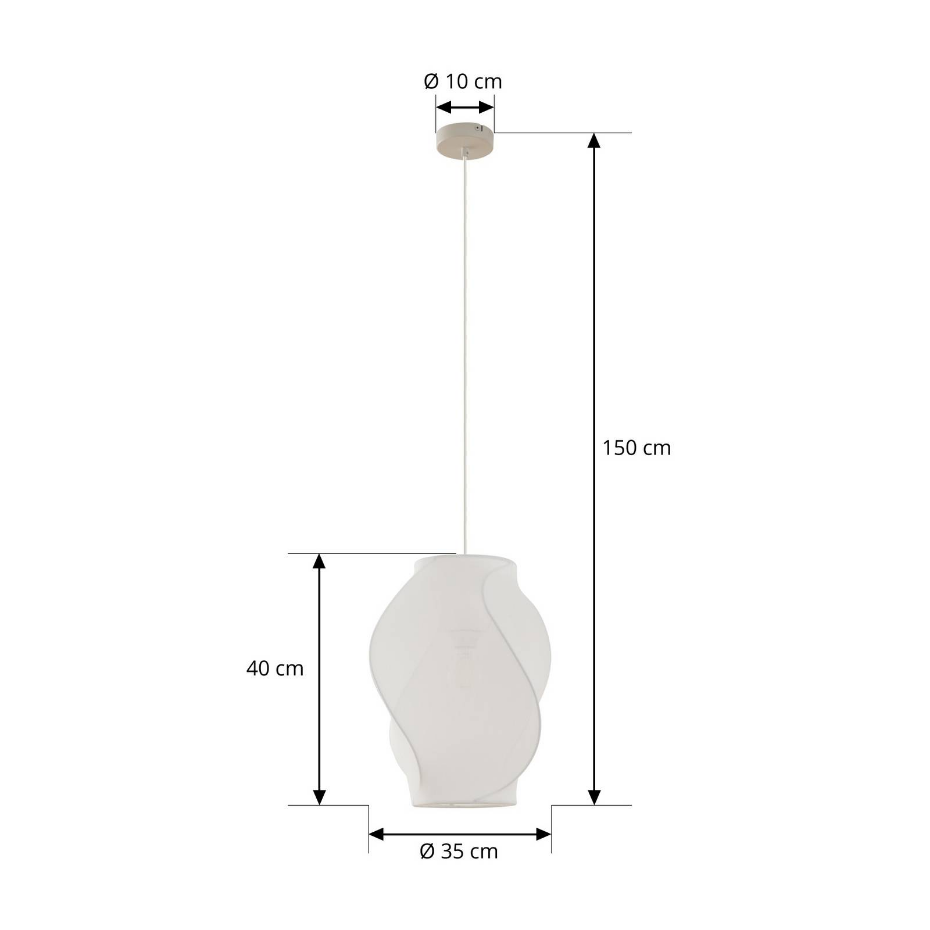 Suspension en textile scandinave, Tovina