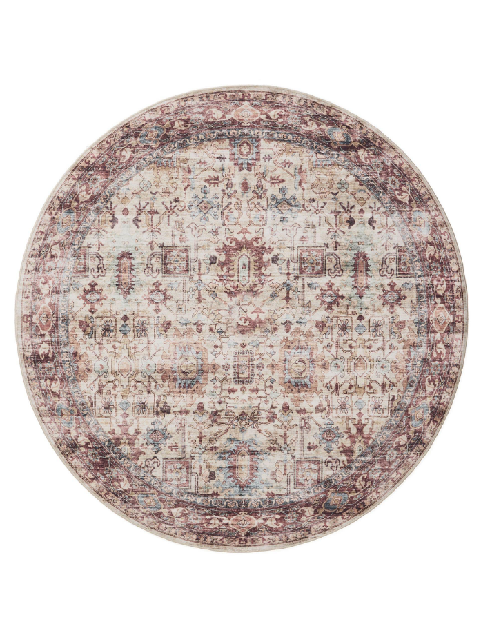 Tapis rond lavables GEORGE