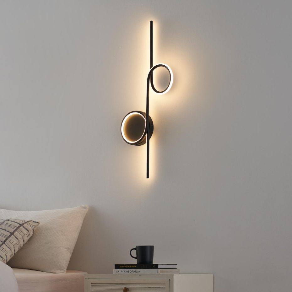 Applique LED design à deux boucles - CELI