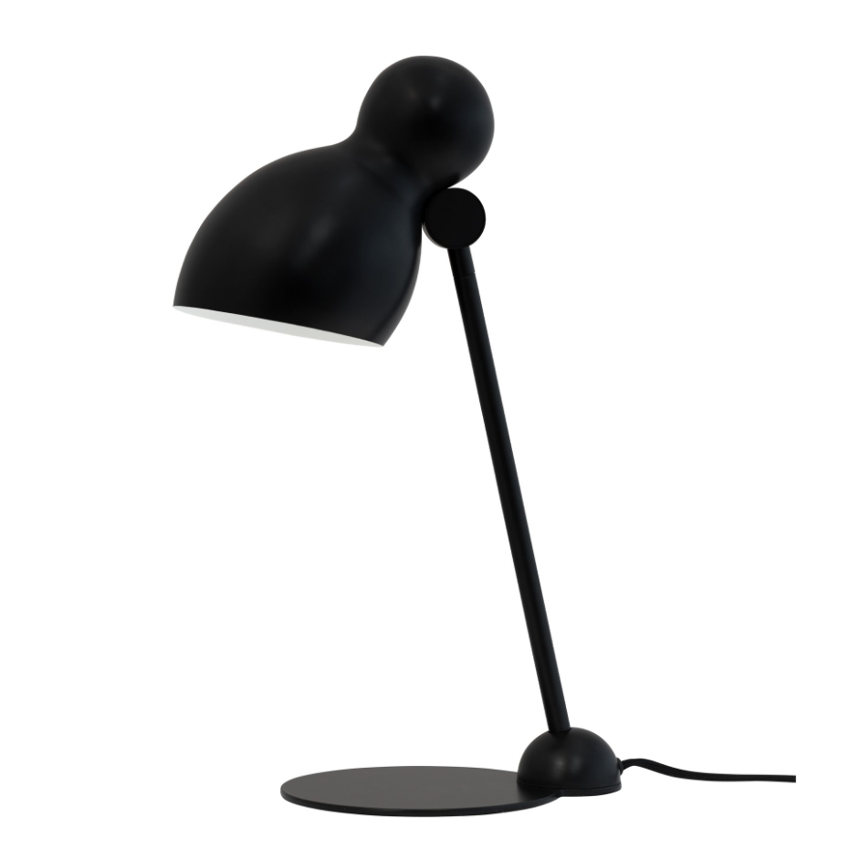 Lampe à poser en métal noir LUDO