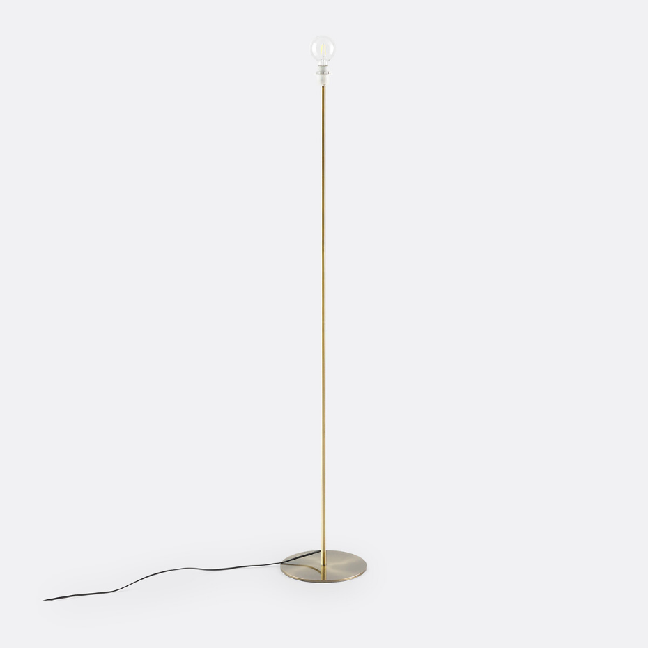 Pied de lampadaire en métal fer, Hiba