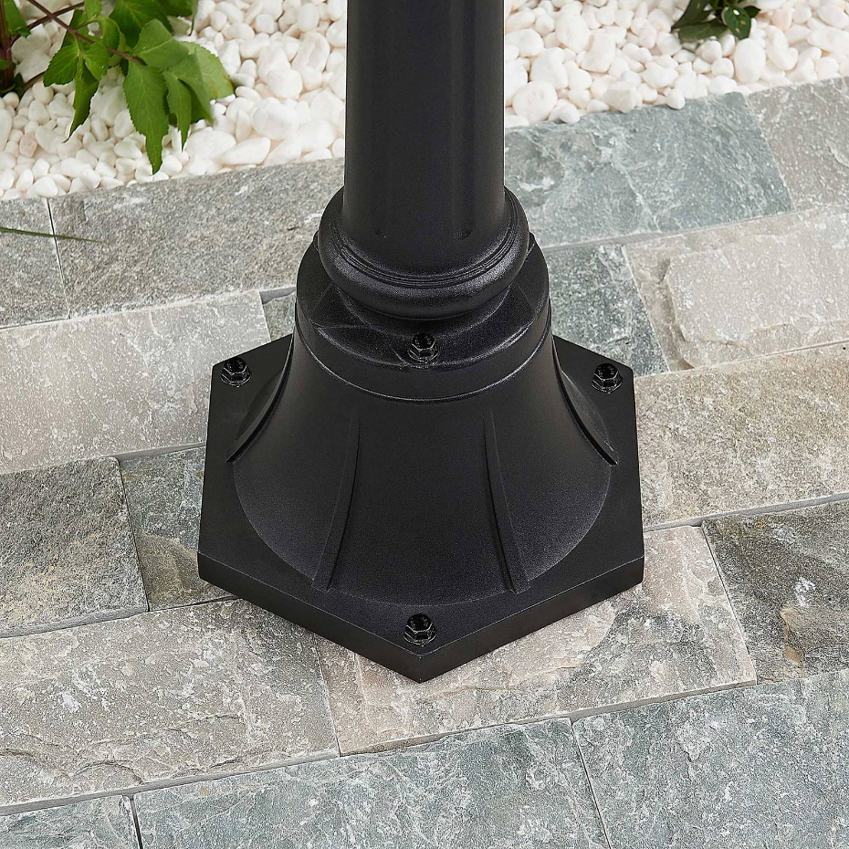 Lampadaire extérieur en aluminium vintage