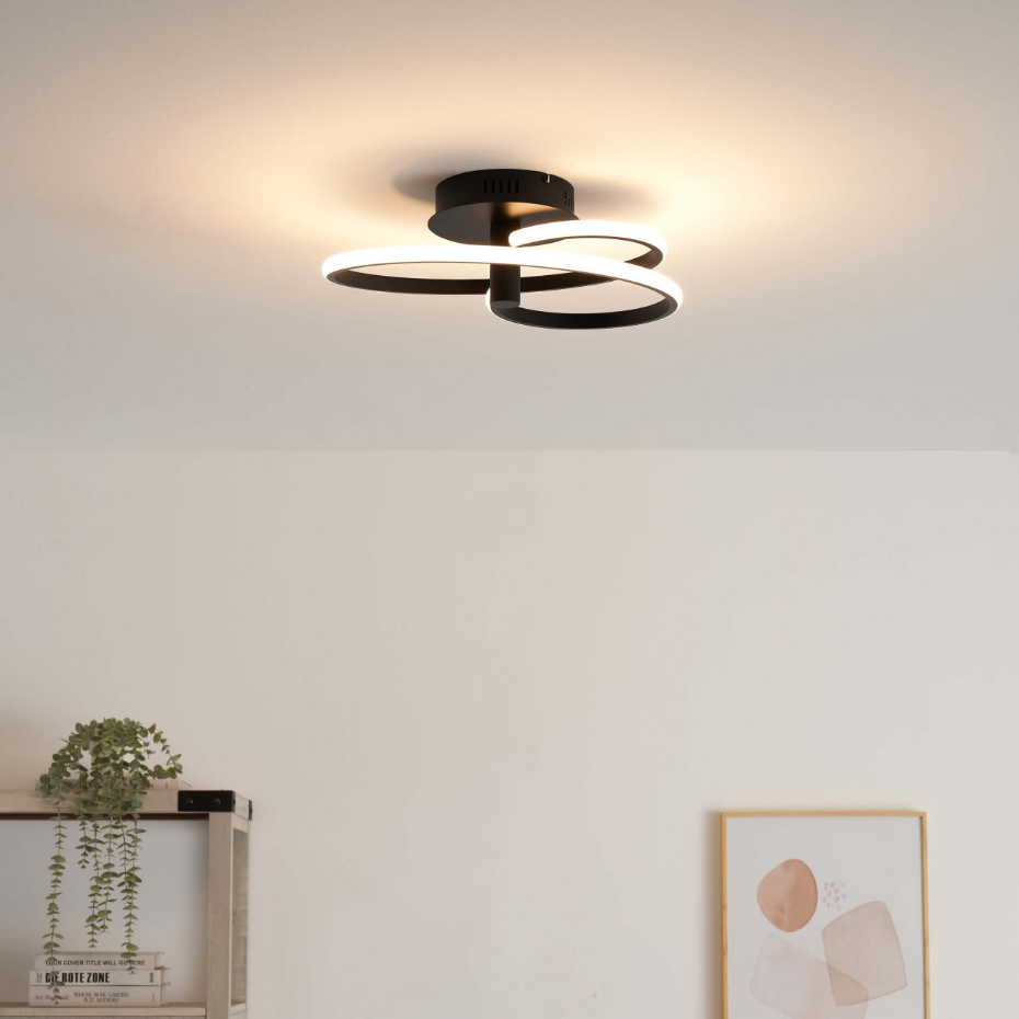 Plafonnier moderne avec cercles LED - KEANE