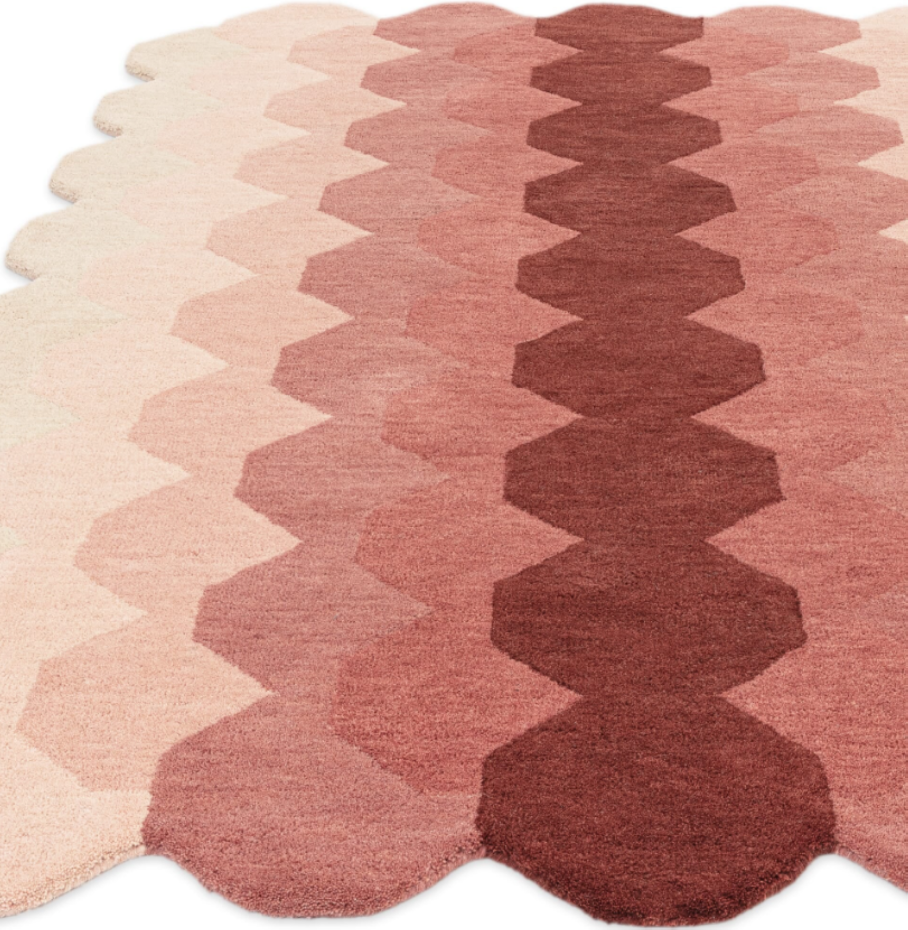 Tapis moderne tufté main en laine KERNEL