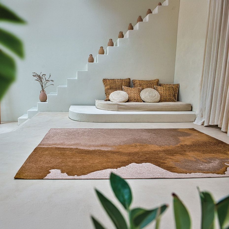 Tapis salon et chambre tissé plat CAPRICE