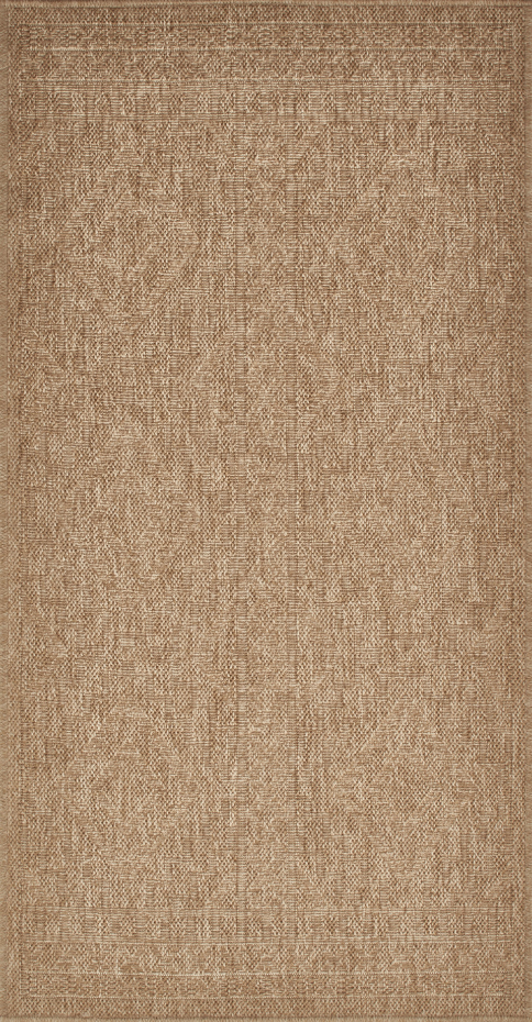Tapis intérieur extérieur aspect jute motifs ethniques NATURE