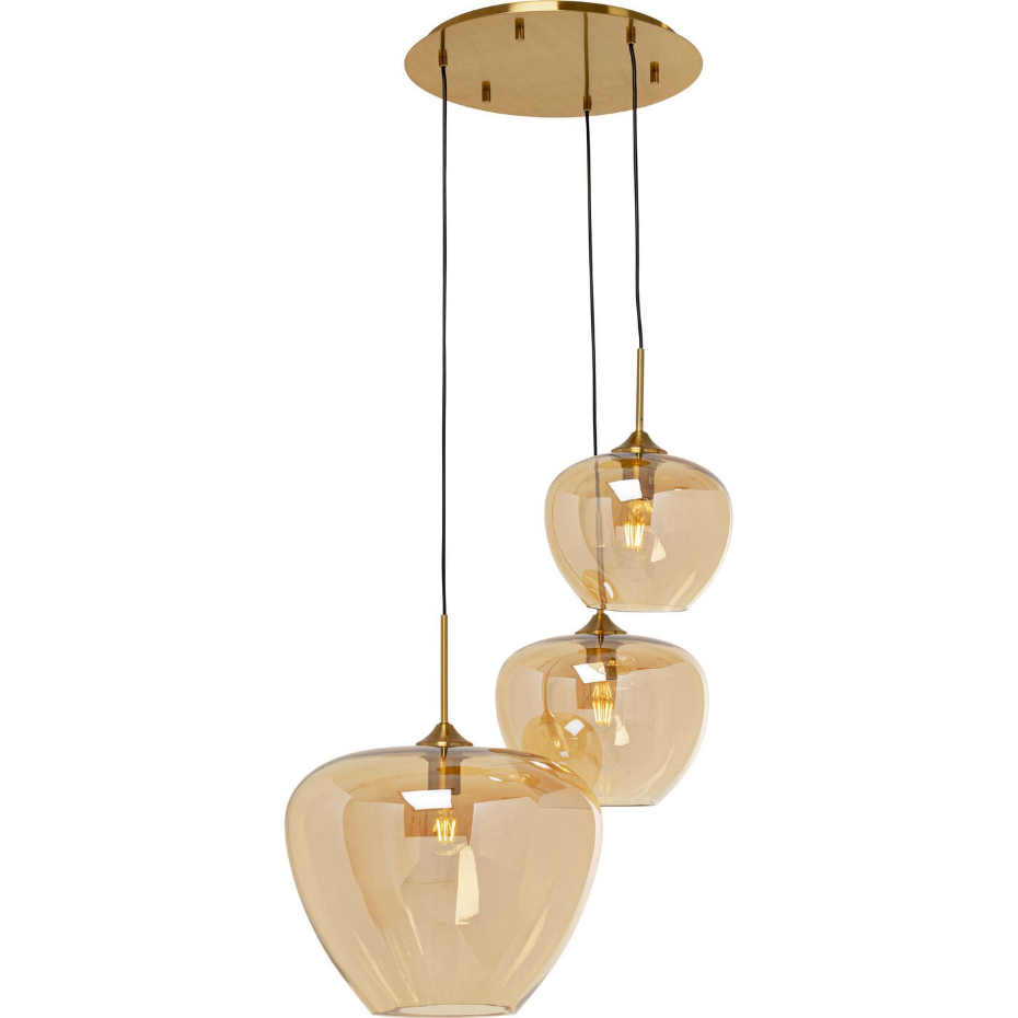 Suspension en verre et acier, SPHERE