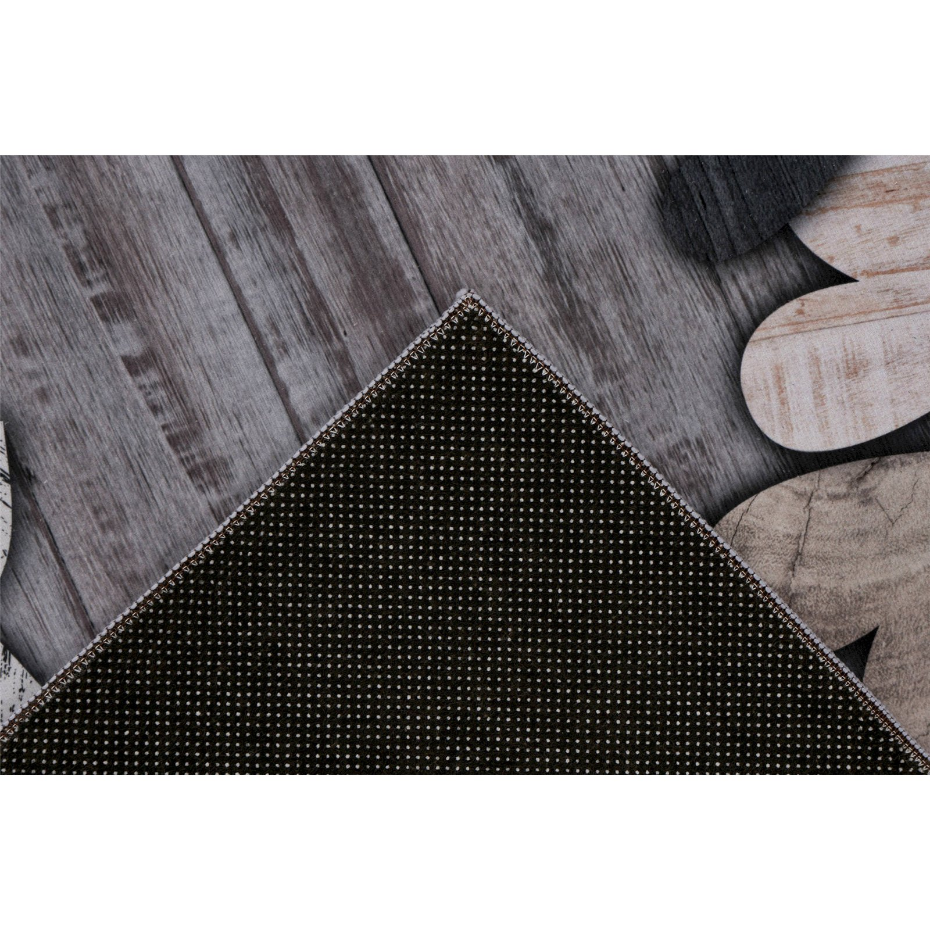 Tapis de couloir en polyester rectangulaire