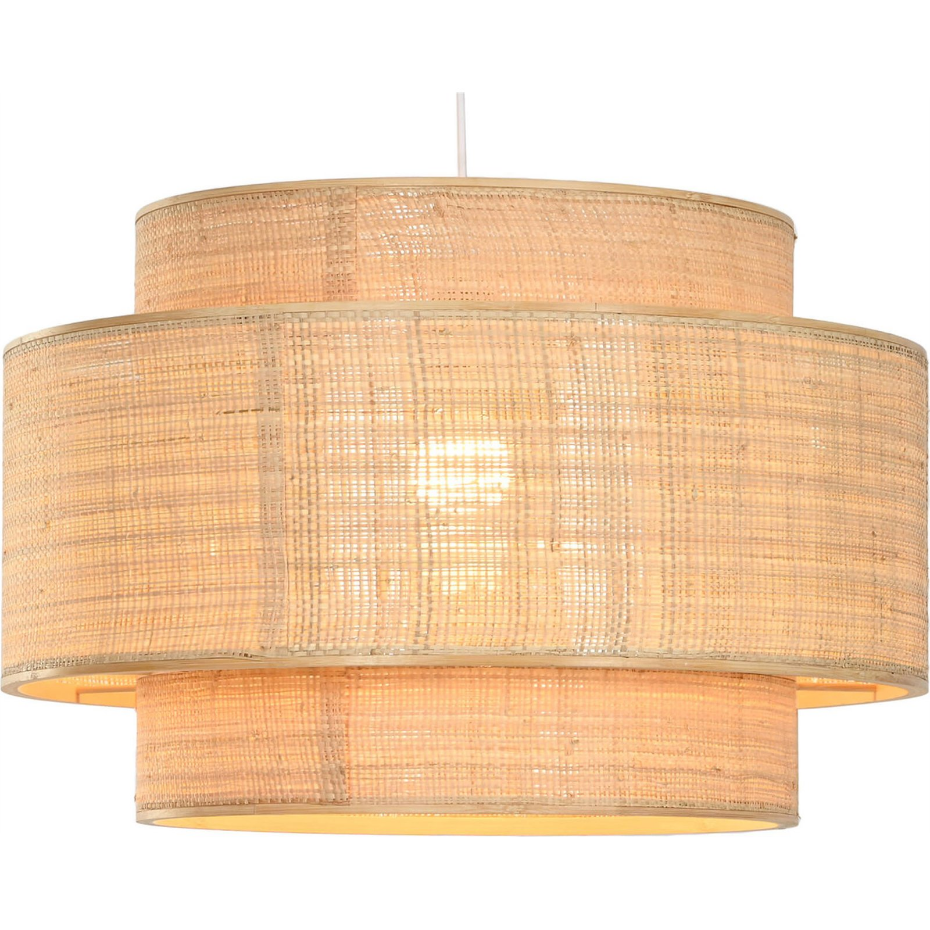 Suspension ronde en bambou Urban