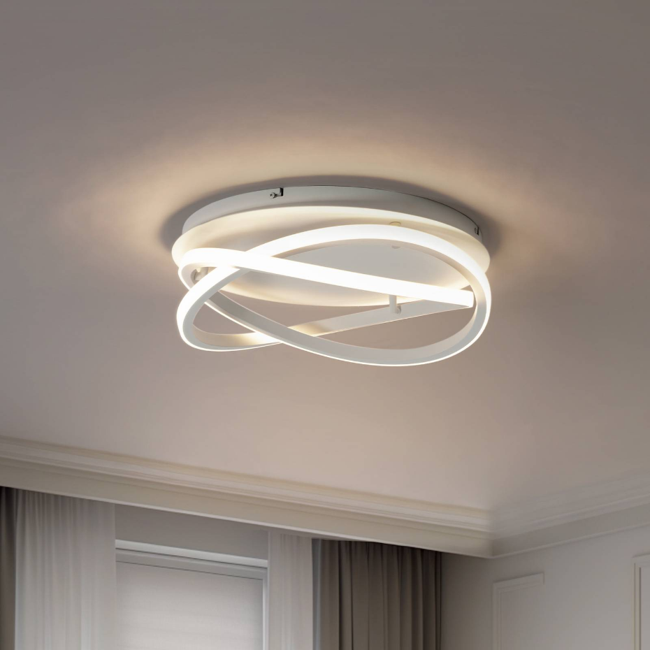 Plafonnier en aluminium moderneLED, Aldric