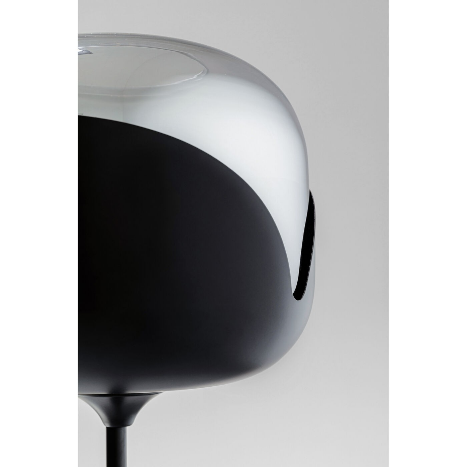 Lampadaire en verre et acier, GOBLET BALL