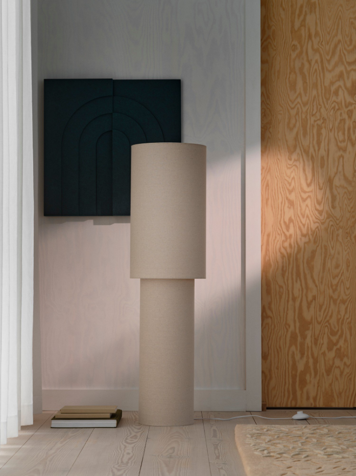 Lampadaire Izara 60  Textile Beige ,  H. 60 - IP20 - E27 /  Nordlux Intérieur