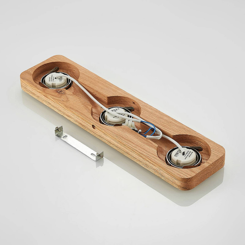 Plafonnier en bois moderneLED, Mikari