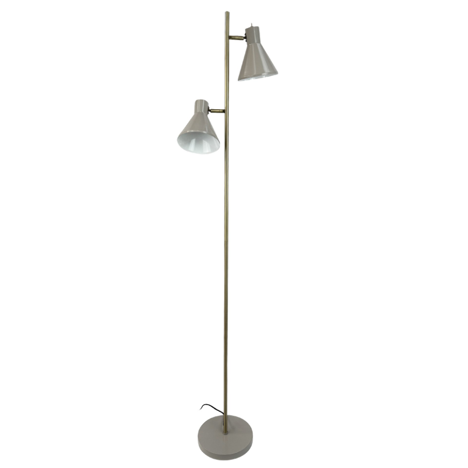 Lampadaire en Métal, crème blanc SLEEP