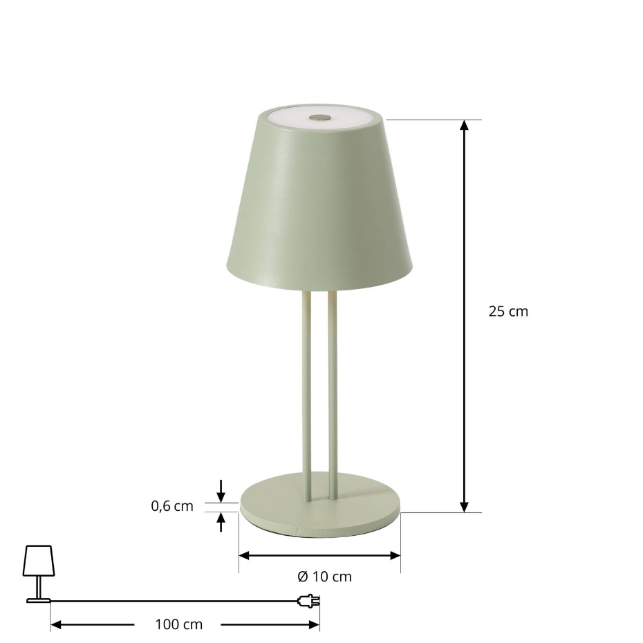 Luminaire de terrasse en métal moderneLED