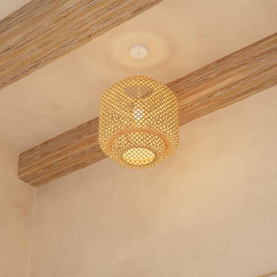 Suspension bambou tressé LIBY
