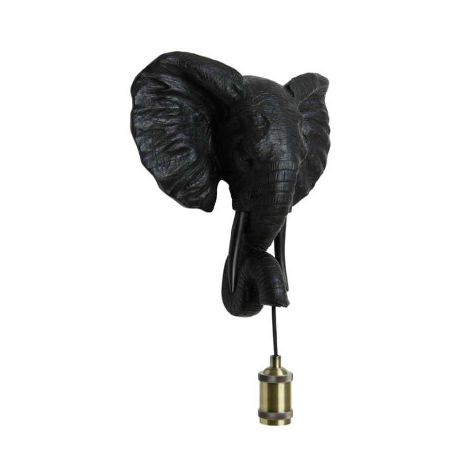 Applique Murale Synthétique-Plastique ELEPHANT