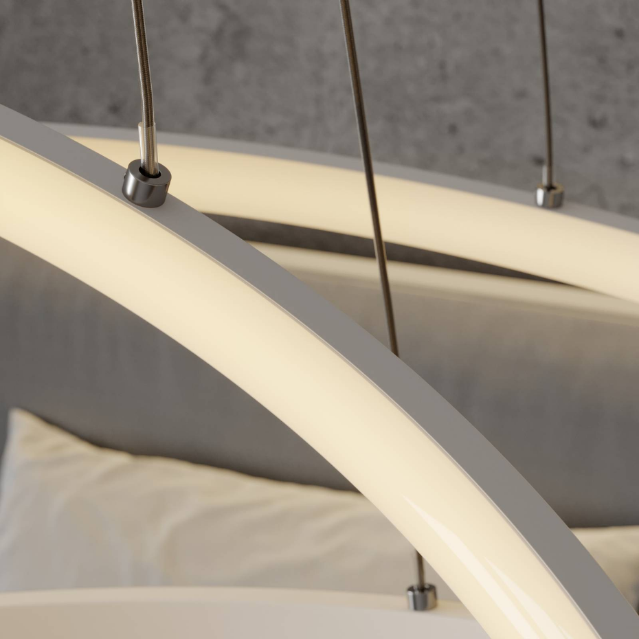 Suspension en métal moderneLED, Ezana