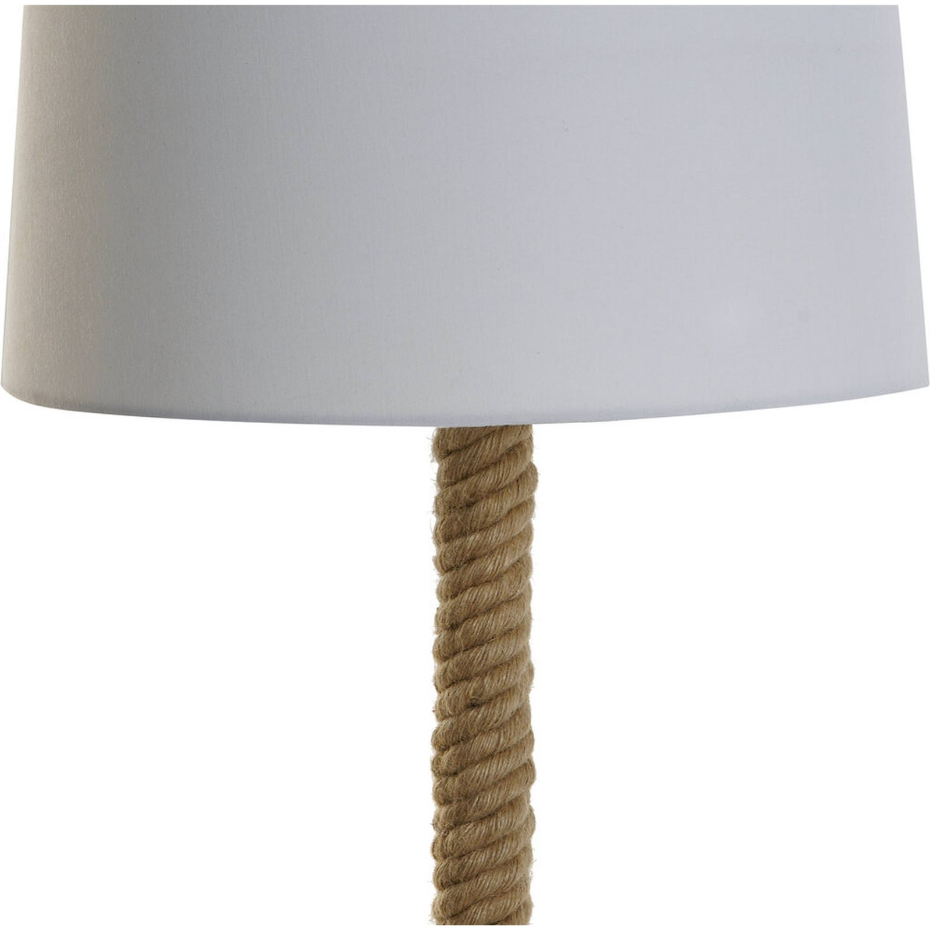 Lampadaire rond en corde et métal Mediterraneo Lampara Cuerda