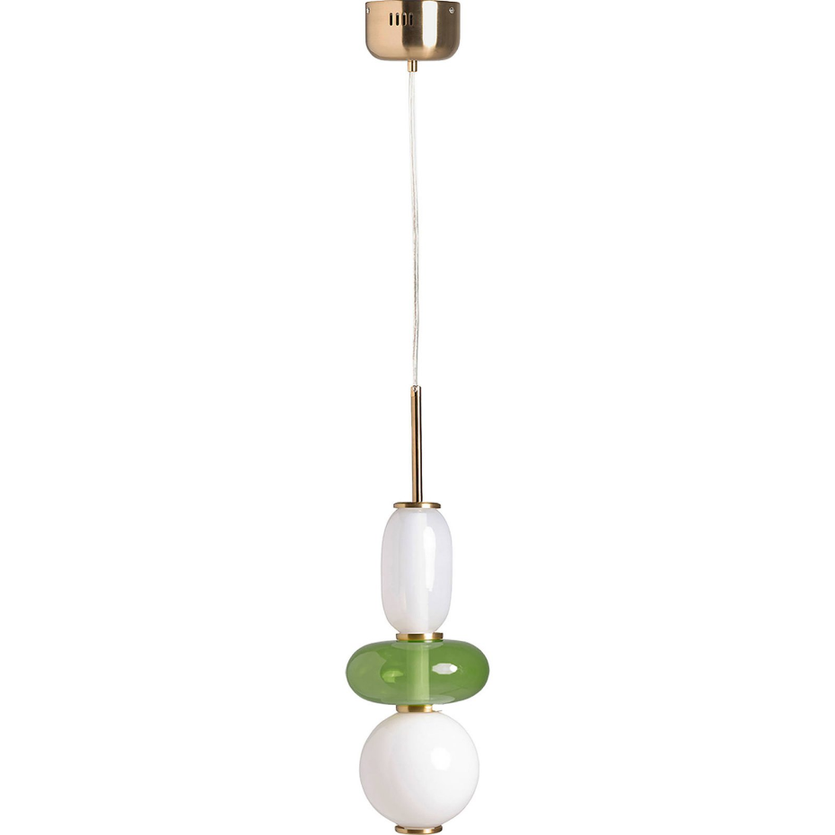 Suspension en verre style art déco