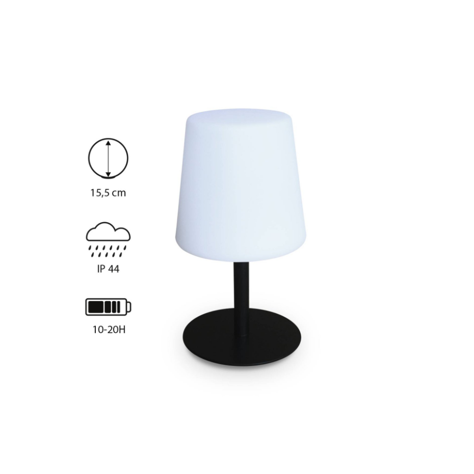 Lampe de table intérieur/extérieur LED 16cm LAMPADA S COLOR