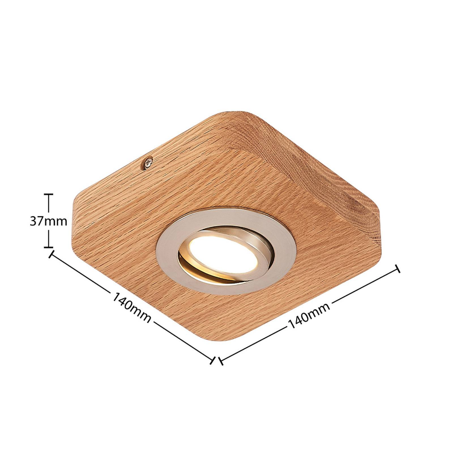 Plafonnier en bois moderneLED, Mikari