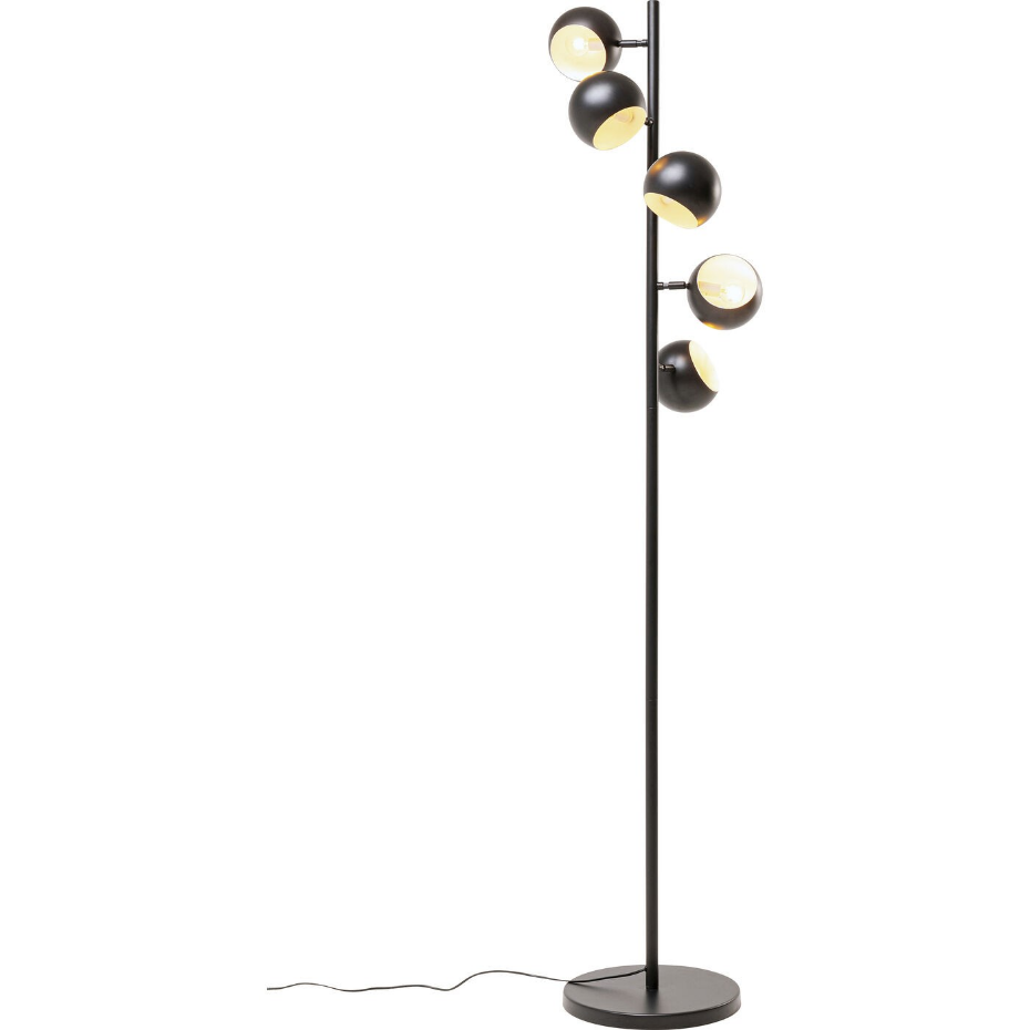 Lampadaire Calotta 180cm noir