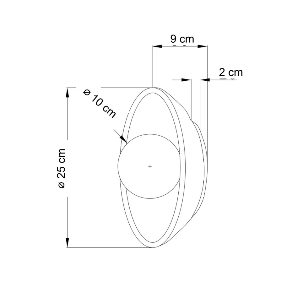 Applique rotin tressé ronde - SELERINA