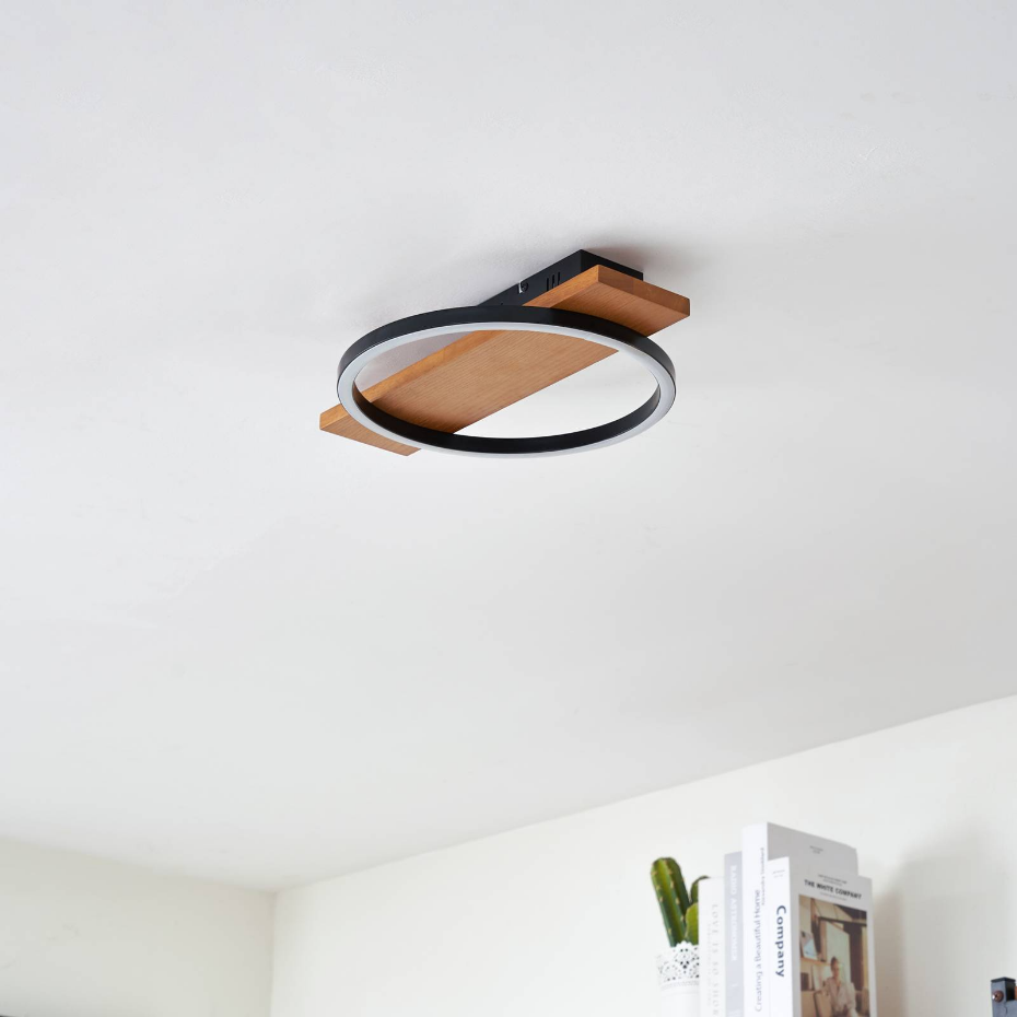 Plafonnier en bois moderneLED, Galad