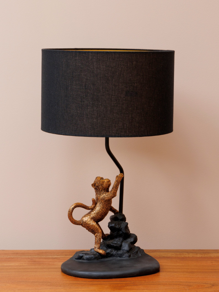Lampe à poser en résine ROCHER