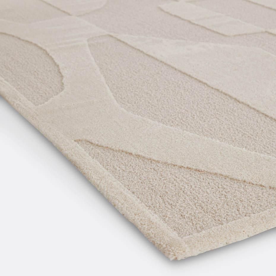 Tapis motif abstrait, Broga