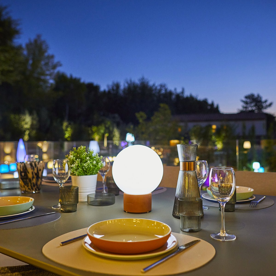 Lampe de table touch béton LED TERRA