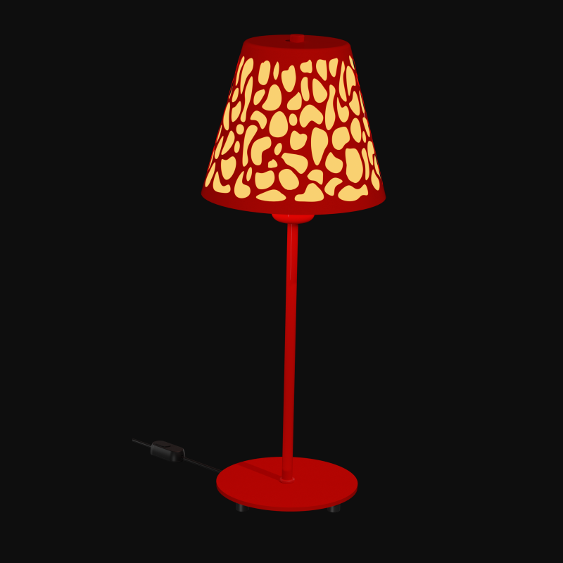 Lampe design en bois classique, NIHOA