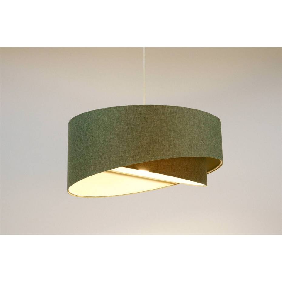 Suspension en tissu rond style boho
