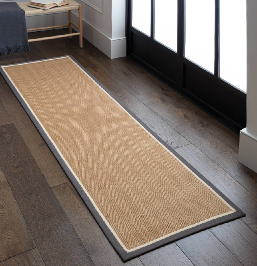 Tapis chambre et salon en jute moderne DORO