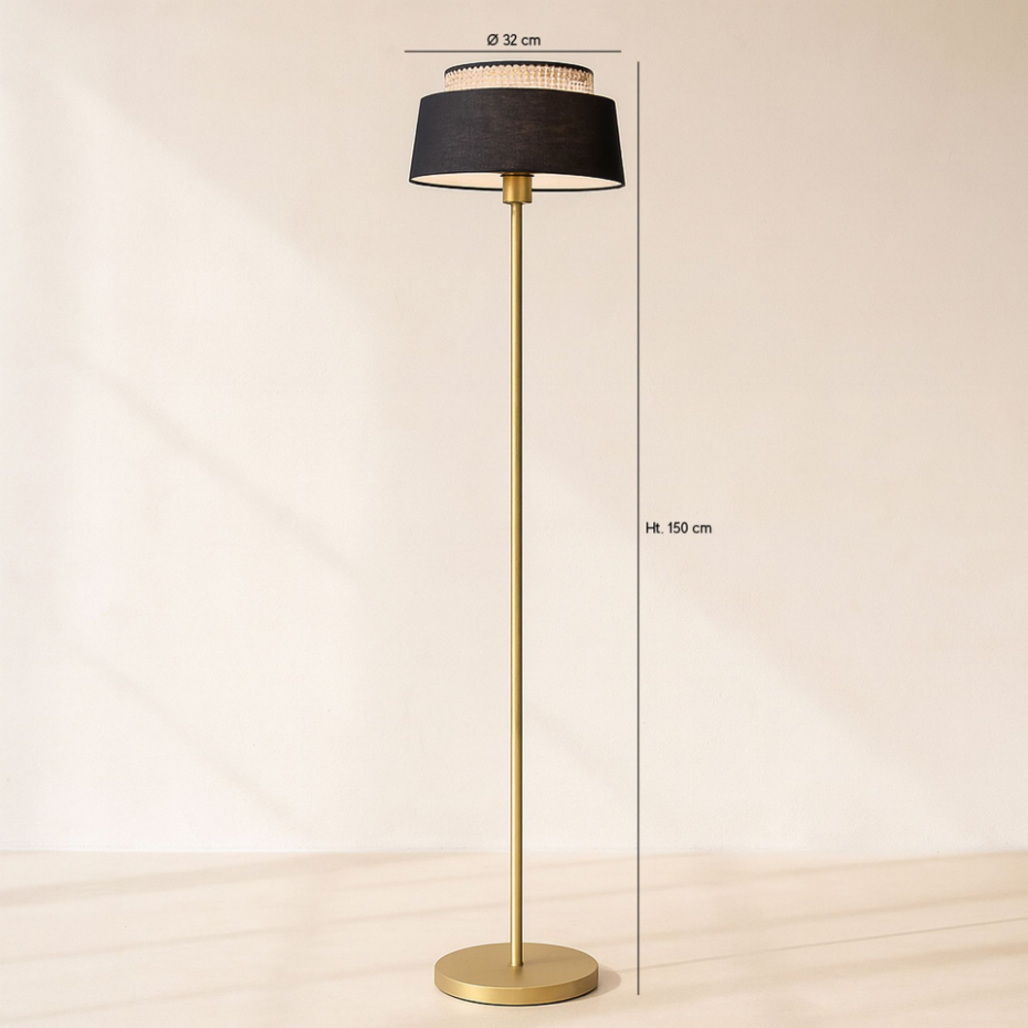 Lampadaire en métal, AVERO