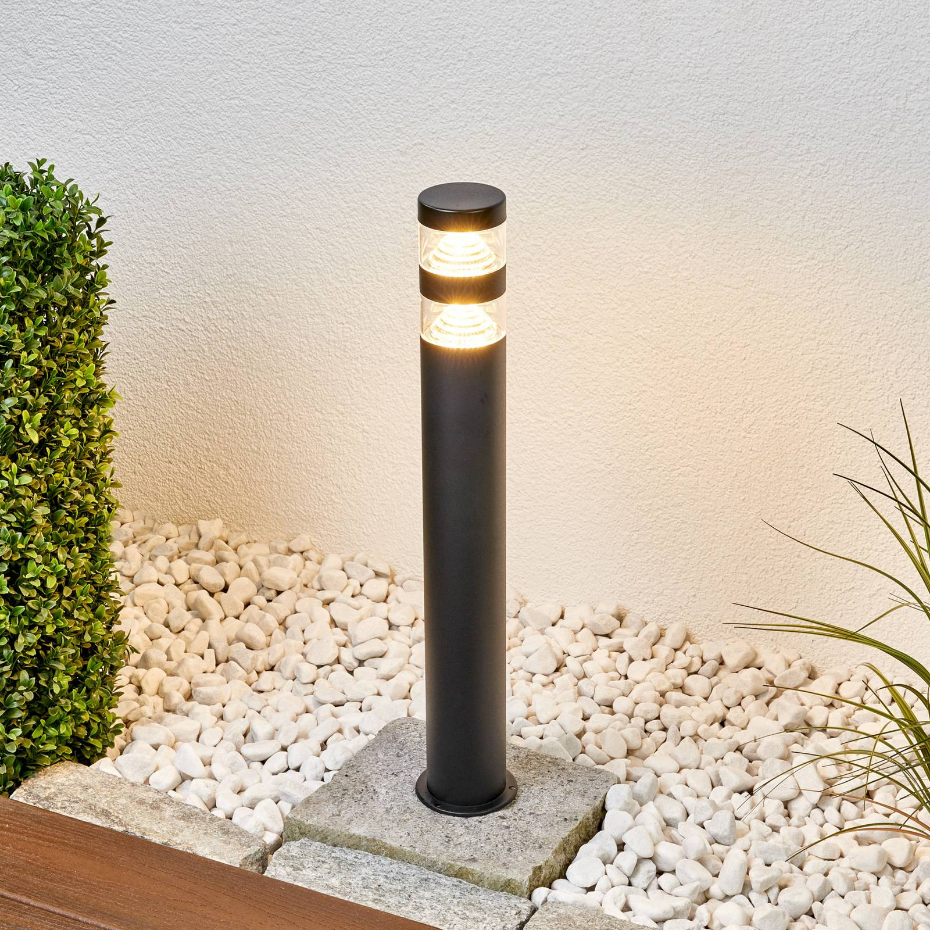 Luminaire extérieur en inox moderneLED