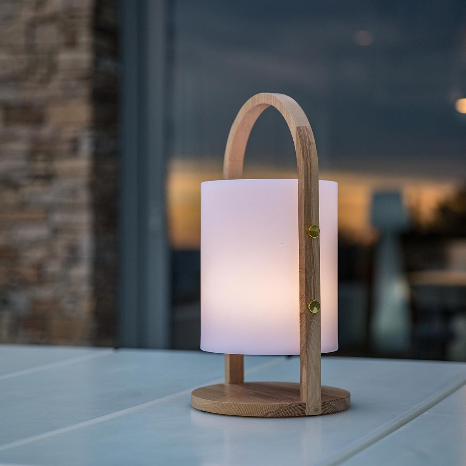 2 Lampe baladeuse sans fil WOODY H37CM